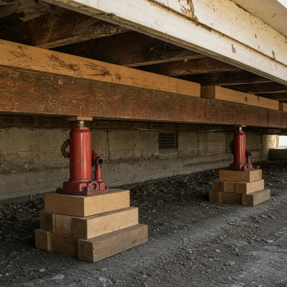 Shim and Pier Adjustment (Releveling) in Tyler, TX